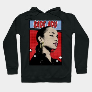 Sade Adu Pop Art Comic Style Hoodie